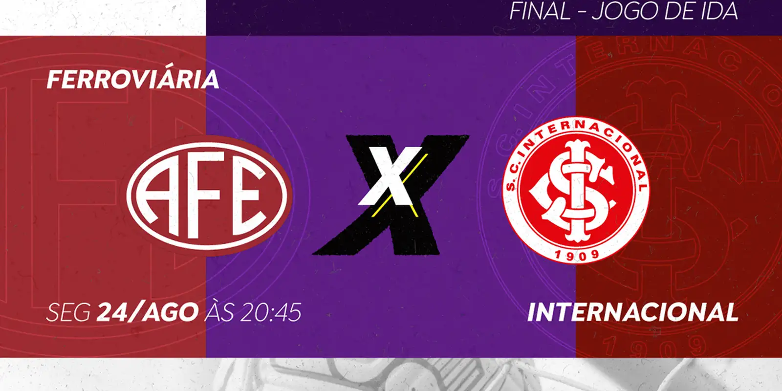 Transmissão de Ferroviária X Internacional começa às 20h45